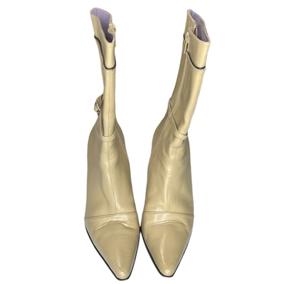 NYLA Kate Leather Boot Tan - Picture 3 of 7